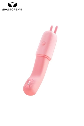 SMT1824 - Máy rung tai thỏ có 10 chế độ rung và sốc điện dài 16.1cm
