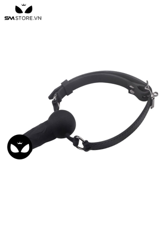 SMT1403 - Penis gag với dương vật giả dài 9.8cm làm bằng silicon