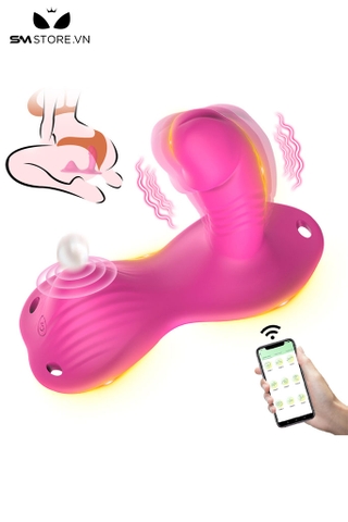 SMT2008 - Máy rung hậu môn silicon có 9 chế độ điều khiển qua APP