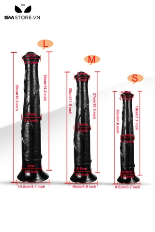 SMT1337 - Dương vật giả silicon dài 42cm đường kính to 6,5cm