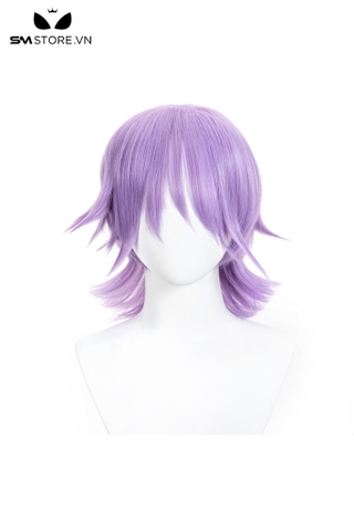 SMP161 - Tóc giả cosplay ngắn ngang vai màu tím dài 26cm