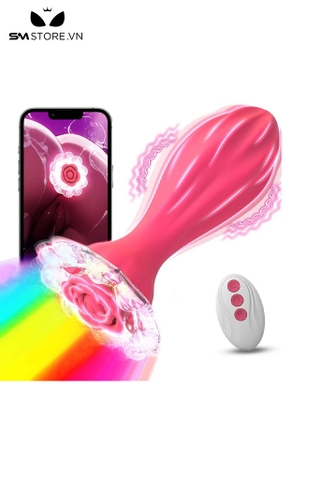 SMT2012 - Máy rung hậu môn đế bông hoa phát đèn điều khiển từ xa