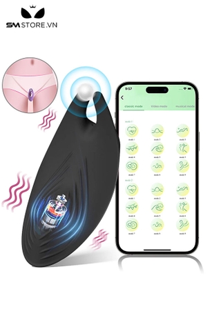 SMT2353 - Quần lót rung silicon điều khiển xa có 10 tần số dài 10.7cm