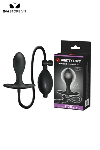 SMT2580 - Anal pump silicon Pretty Love dài 91mm bơm tay