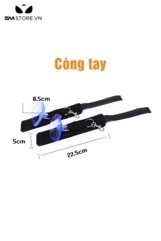 SMT1811 - Còng tay chân chất liệu nylon dính tường dài 25 và 30 cm