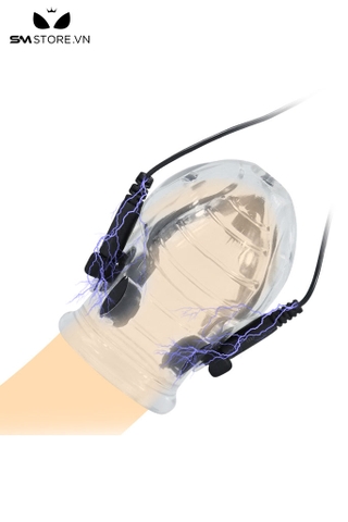 SMT2962 - Vòng đeo đầu khấc kích điện có dây nối dài 69.5mm