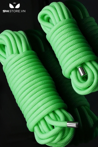 SMT275 - Dây trói tình yêu dạ quang sợi polyester màu xanh lá dài 5M, 10M