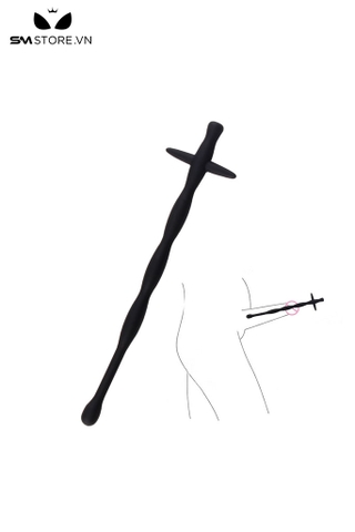 SMT2189 - Đồ chơi niệu đạo sounding silicon hình xoắn ốc dài 14.5cm