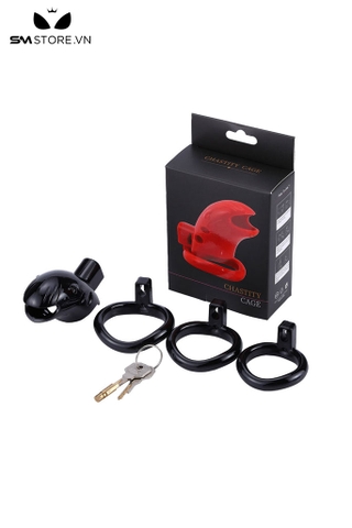 SMT2212 - Khóa dương vật dạng lồng bằng nhựa dài 75mm