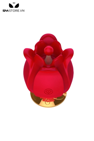 SMT2503 - Máy rung âm vật hình bông hoa tuilip có 10 tần số sạc điện