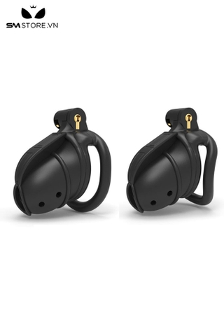 SMT2682 - Khóa dương vật bằng nhựa có 2 lỗ thoáng khí dài 76mm