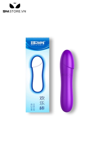 SMT511 - Máy rung massage âm đạo mini nhựa màu tím dài 135mm