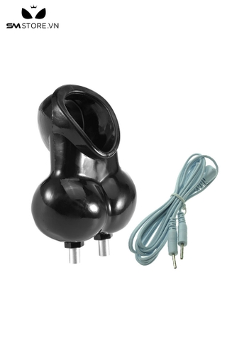 SMT2963 - Vòng đeo gốc dương vật kích điện đeo bìu dài 10.5cm