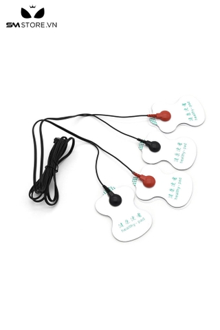 SMS519 - 4 miếng dán kích điện làm bằng nhựa dẻo có 1 dây cắm