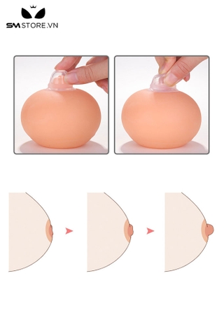 SMT3046 - Hút núm vú bằng silicon kích thích đầu ti đường kính 4cm