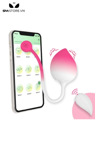 SMT2009 - Trứng rung điều khiển qua APP hình nụ hoa bằng silicon