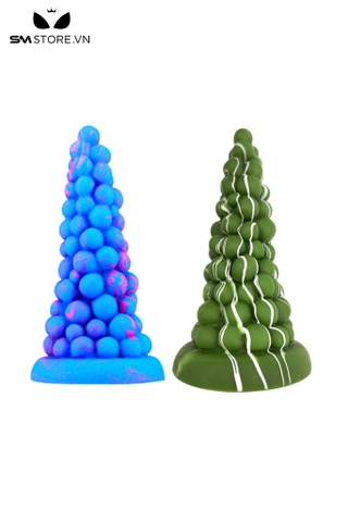 SMT2523 - Đồ chơi hậu môn silicon hình quả nho liền dài 16cm