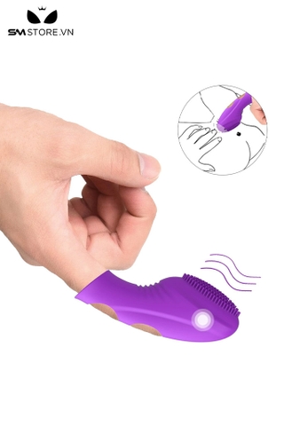 SMT1223 - Ngón tay rung điểm G cực kích thích bề mặt có gai silicon