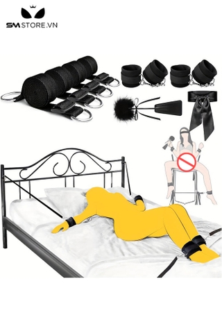 SMT1194 - Set đồ cố định tư thế trói tay chân trên giường có 5 món