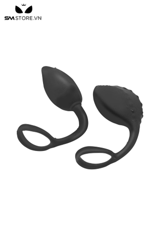 SMT2957 - Đồ chơi hậu môn butt plug kèm vòng khéo tinh silicon