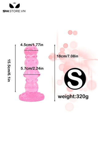 SMT1340 - Dương vật giả silicon uốn dẻo ngụy trang con heo