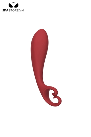 SMT2592 - Phích cắm hậu môn silicon có tay cầm hình trái tim dài 16cm