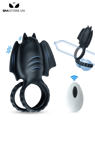 SMT2289 - Vòng đeo dương vật rung ngụy trang con rơi đường kính 4cm