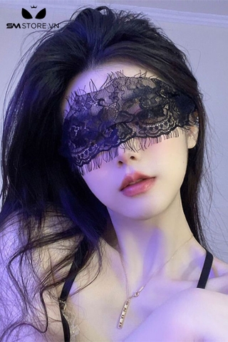 SMT013 - mặt nạ tình yêu sexy với thiết kế ren hoa kèm tua rua