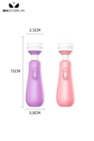 SMT1700 - Chày rung mini silicon xoay 360 độ chuyển 2 chế độ