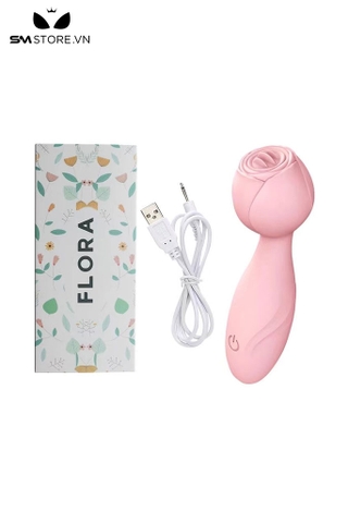 SMT2370 - Máy rung hình bông hoa hồng có lưỡi liếm có 7 tần số