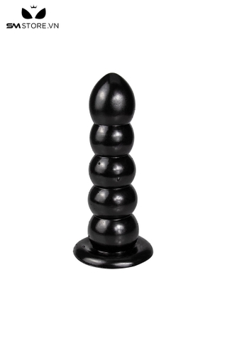 SMT1776 - Anal bead silicon mềm dẻo đế dính tường dài 19cm