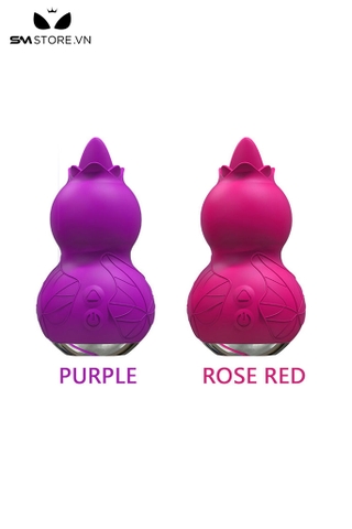 SMT2760 - Trứng rung không dây hình quả bầu có lưỡi liếm và 10 chế độ