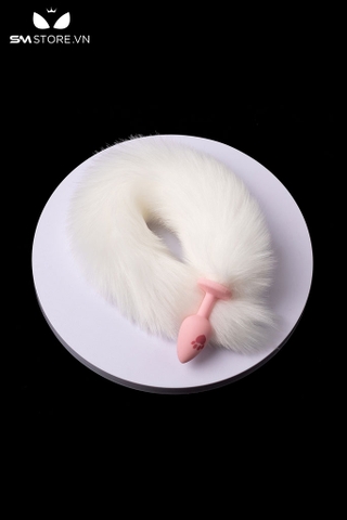 SMT1051 - Đuôi cáo cosplay phích cắm hậu môn silicon dài 53cm