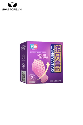 SMT389 - Bao cao su bi có nhiều hạt nổi hộp 3 cái 10 cái