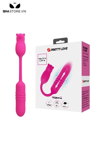 SMT2757 - Trứng rung 2 đầu con gấu Pretty Love dài 245mm