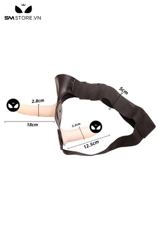 SMT146 - Dương vật giả 2 đầu kèm đai với thiết kế 2 dildo gắn đai