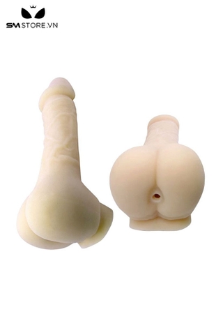 SMT1785 - Dương vật giả cho gay silicon 2 đầu có âm đạo dài 21.5cm