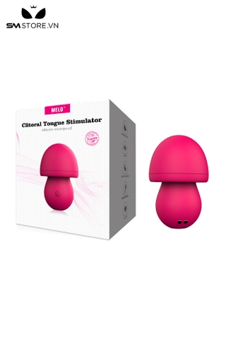 SMT1757 - Trứng rung mini 12 tần số silicon mini có lưỡi dài 7.4cm