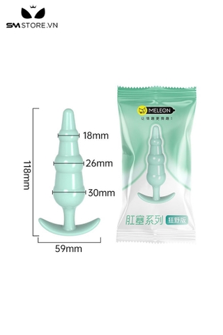 SMT1434 - Đồ chơi hậu môn bằng nhựa với chuôi thuyền dài 118mm