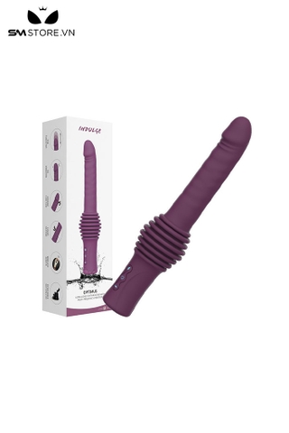 SMT845 - Dương vật giả đa năng rung thụt có điều khiển từ xa dài 173mm