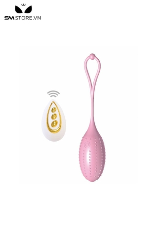 SMT826 - Trứng rung silicon cực mạnh có gai điều khiển từ xa dài 18cm
