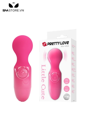 SMT1836 - Chày rung mini silicon Pretty Love có núm xoay dài 12cm