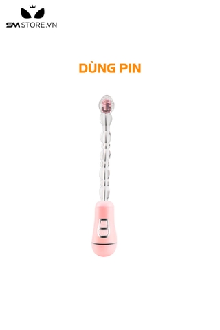SMT891 - Anal play máy rung hậu môn uốn cong 360 độ dài 22.5cm