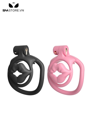 SMT2685 - Khóa trinh tiết nắp nồi nhựa hình môi kèm 4 vòng khóa