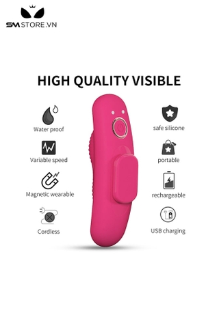 SMT1277 - Máy rung âm vật dài 97mm điều khiển xa kích thích điểm G