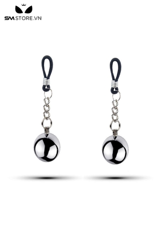 SMT2659 - Kẹp núm vú dạng thít mix dây xích và quả bóng