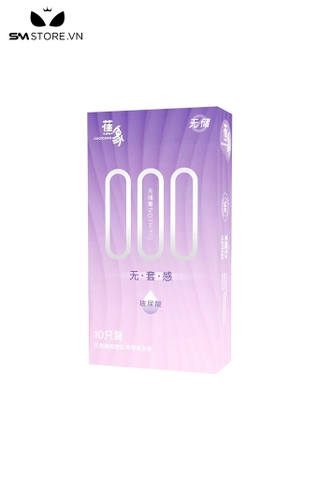 SMT1384 - Bao cao su siêu mỏng 000 dành cho nam dài 160mm