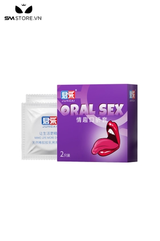 SMT1240 - Bao cao su bằng miệng oral an toàn hương trái cây tự nhiên