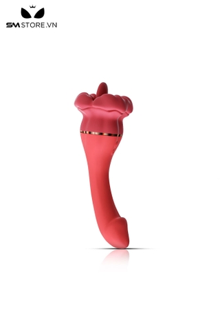 SMT2283 - Máy rung 2 đầu dương vật và lưỡi liếm có 10 chế độ