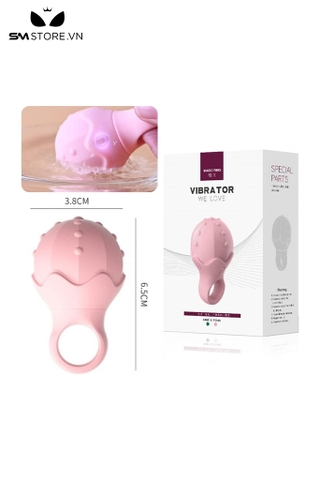 SMT939 - Nhẫn rung silicon đeo ngón tay với 10 chế độ và có gai